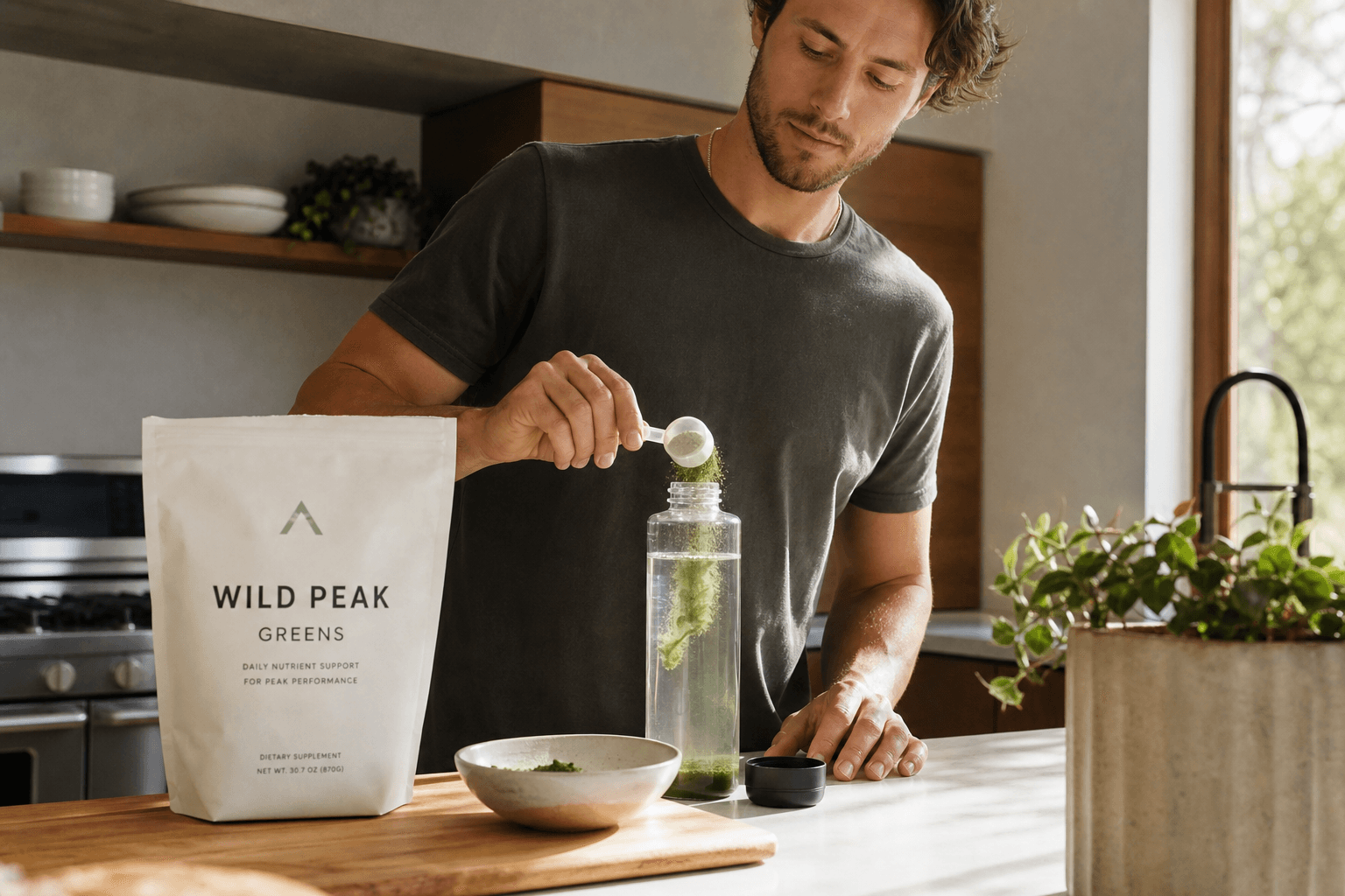 Wellness greens lifestyle campaign